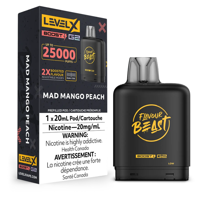 Pod de remplacement Flavour Beast Level X Boost 20 ml 15 000 bouffées