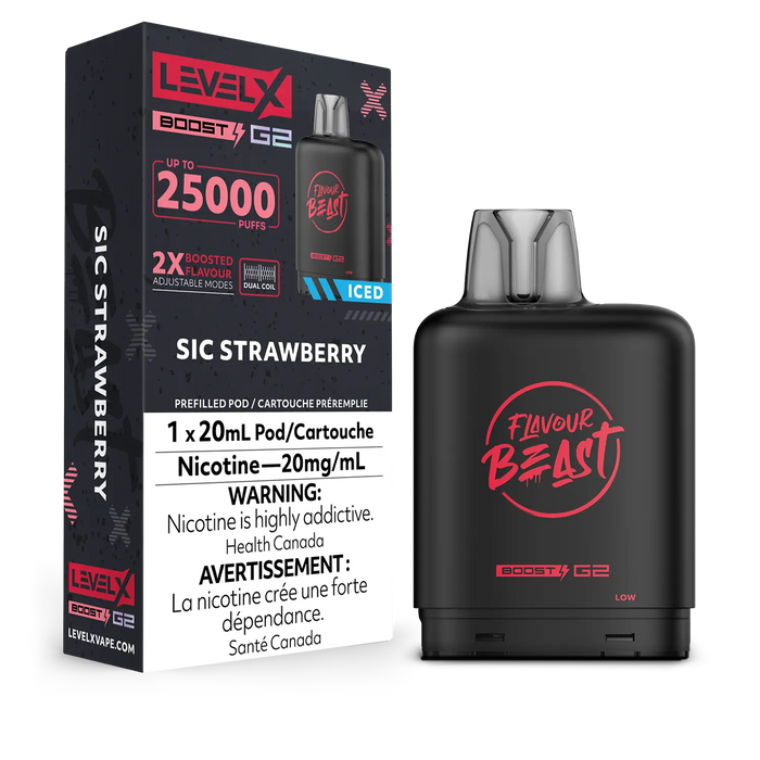 Pod de remplacement Flavour Beast Level X Boost 20 ml 15 000 bouffées