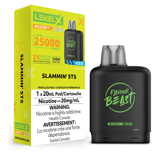 Pod de remplacement Flavour Beast Level X Boost 20 ml 15 000 bouffées