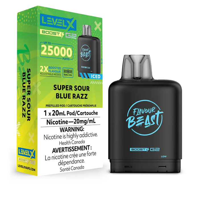 Pod de remplacement Flavour Beast Level X Boost 20 ml 15 000 bouffées