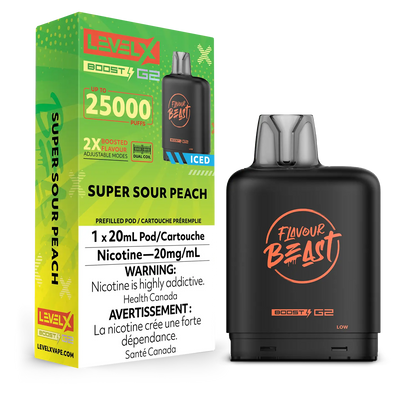 Pod de remplacement Flavour Beast Level X Boost 20 ml 15 000 bouffées