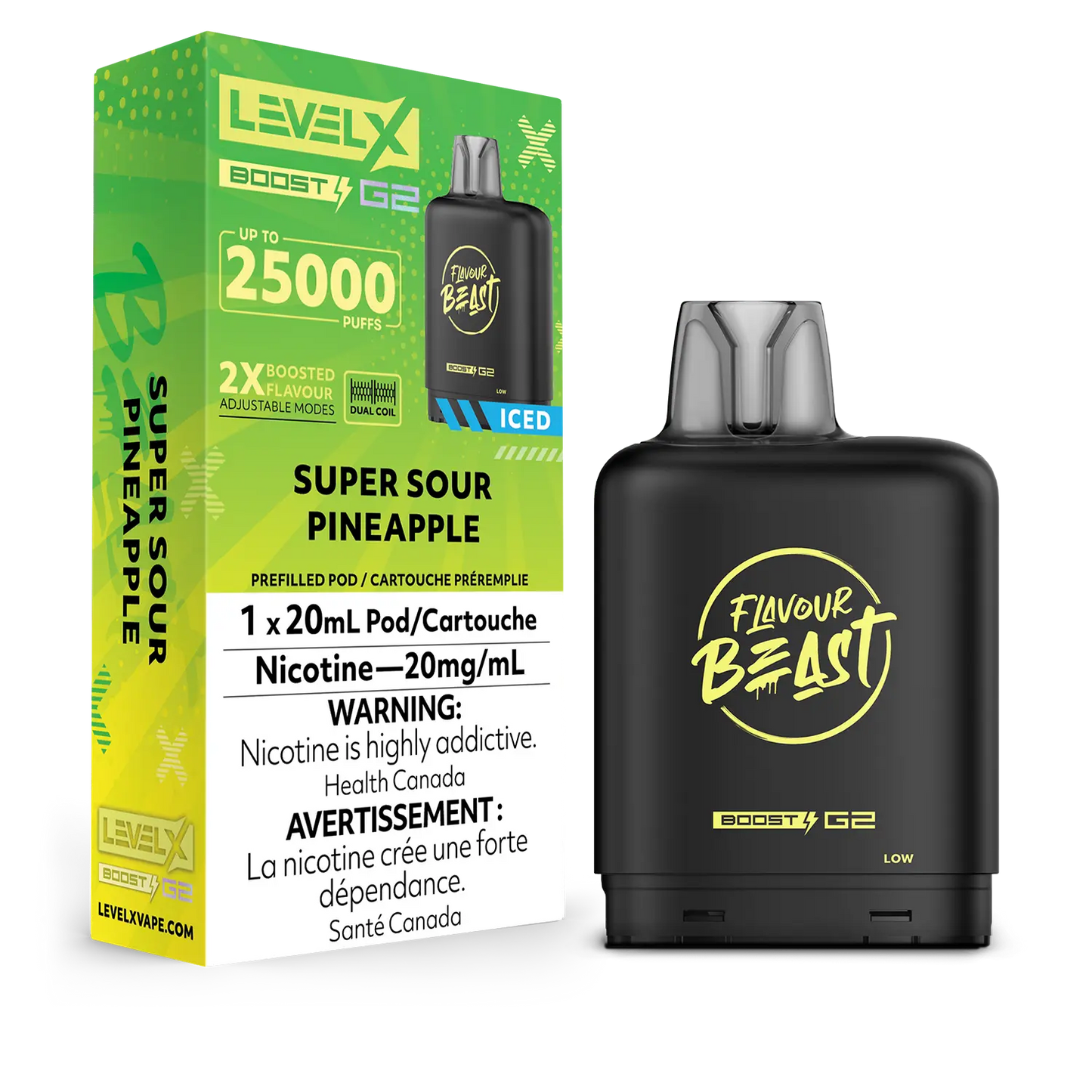 Pod de remplacement Flavour Beast Level X Boost 20 ml 15 000 bouffées