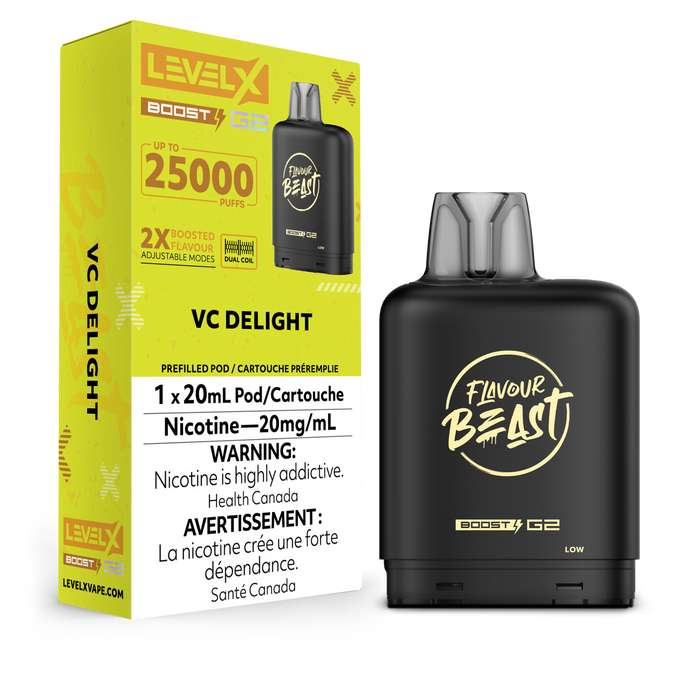 Pod de remplacement Flavour Beast Level X Boost 20 ml 15 000 bouffées