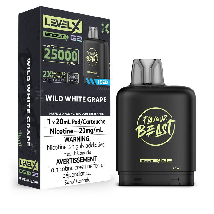 Pod de remplacement Flavour Beast Level X Boost 20 ml 15 000 bouffées