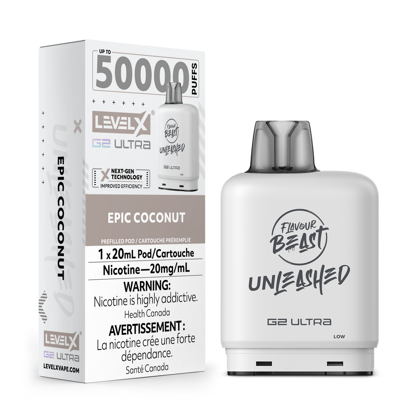 Flavour Beast Unleashed Level X G2 Ultra Replacement Pod 20mL