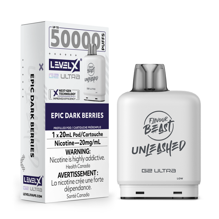 Flavour Beast Unleashed Level X G2 Ultra Replacement Pod 20mL