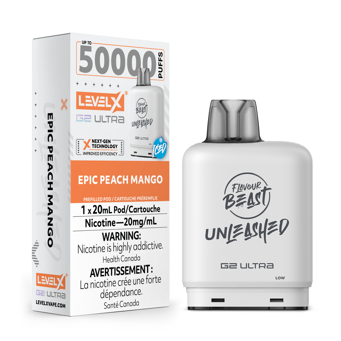 Flavour Beast Unleashed Level X G2 Ultra Replacement Pod 20mL