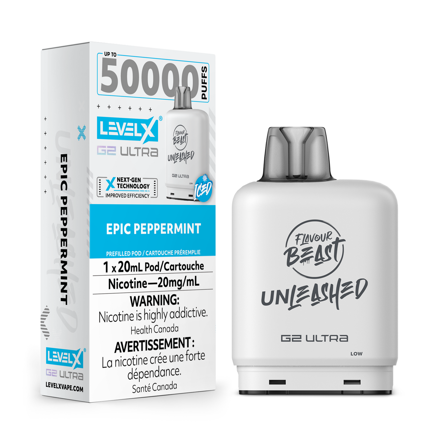 Flavour Beast Unleashed Level X G2 Ultra Replacement Pod 20mL