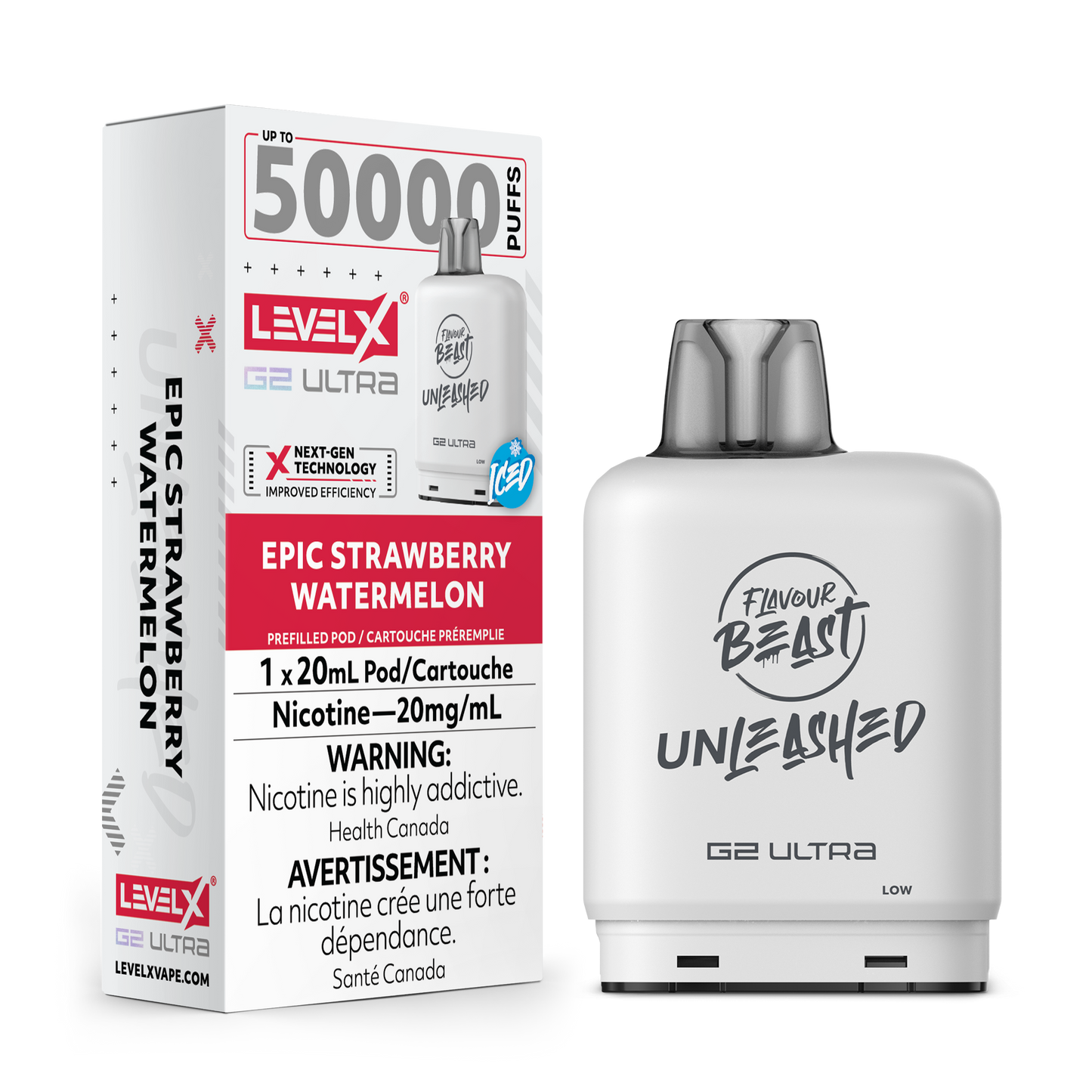 Flavour Beast Unleashed Level X G2 Ultra Replacement Pod 20mL