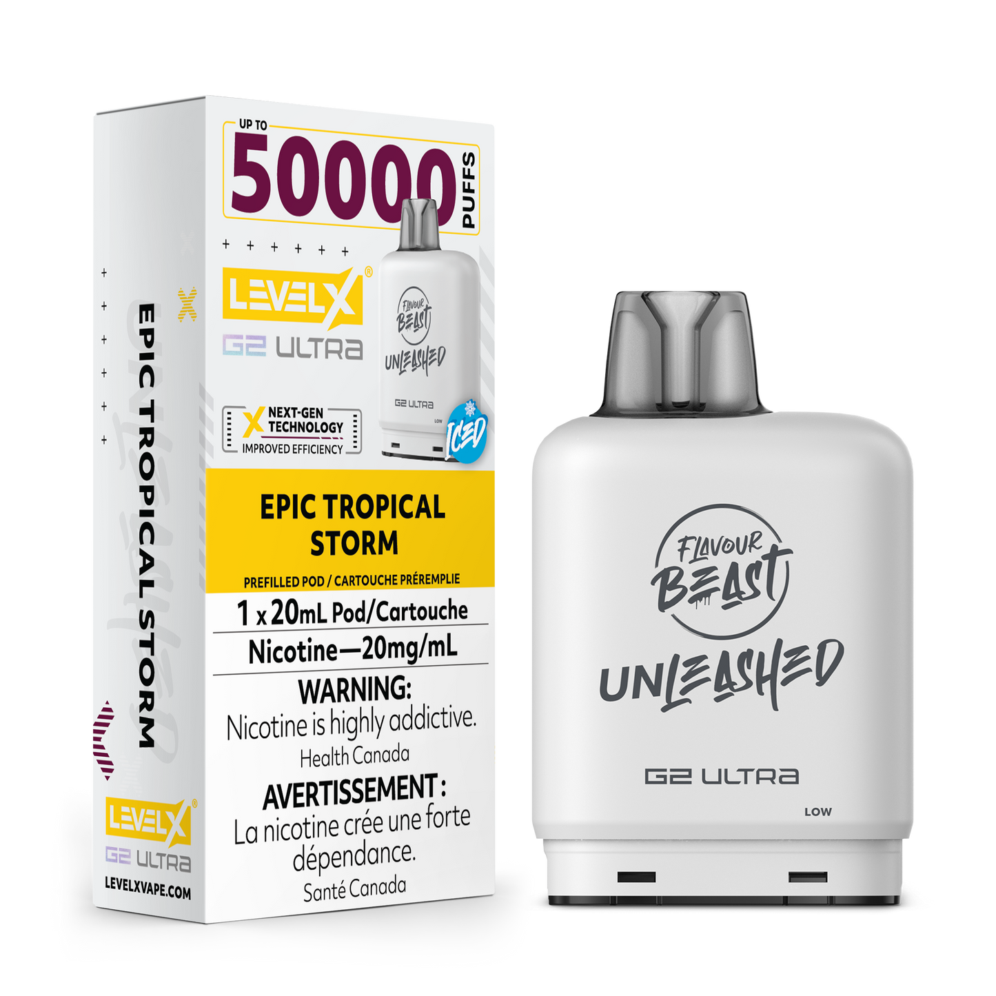Flavour Beast Unleashed Level X G2 Ultra Replacement Pod 20mL