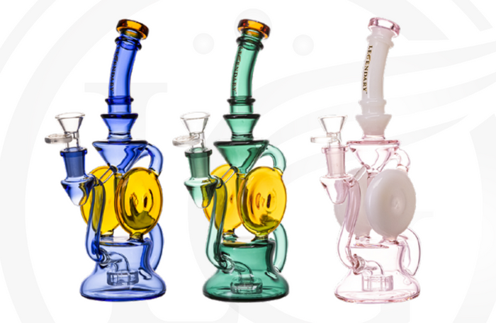 Bong/rig légendaire de 10 pouces Recycler