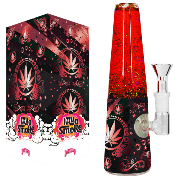 Lava Smoke Glycerin Water Pipe w/ LED Lights