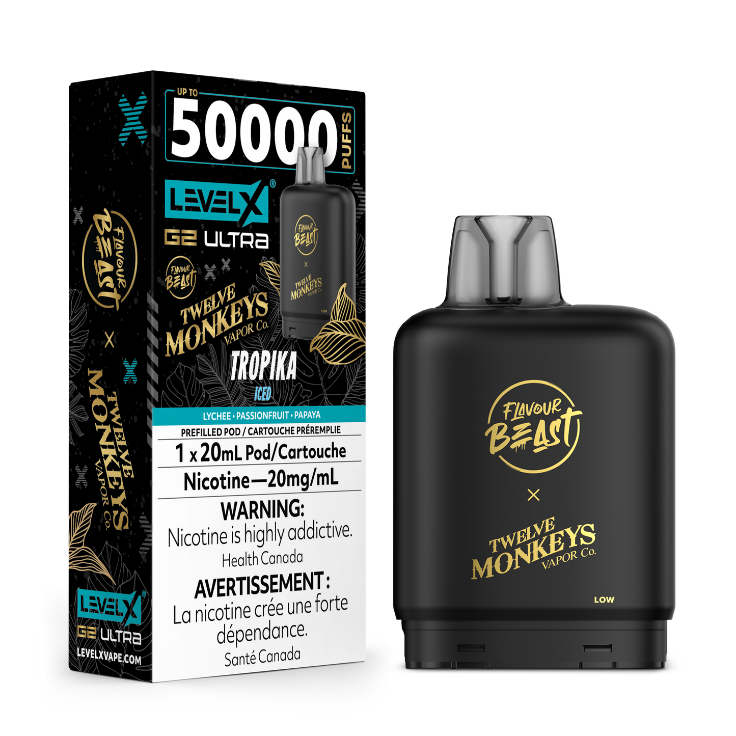 Flavour Beast Level X G2 Ultra Replacement Pod 20mL