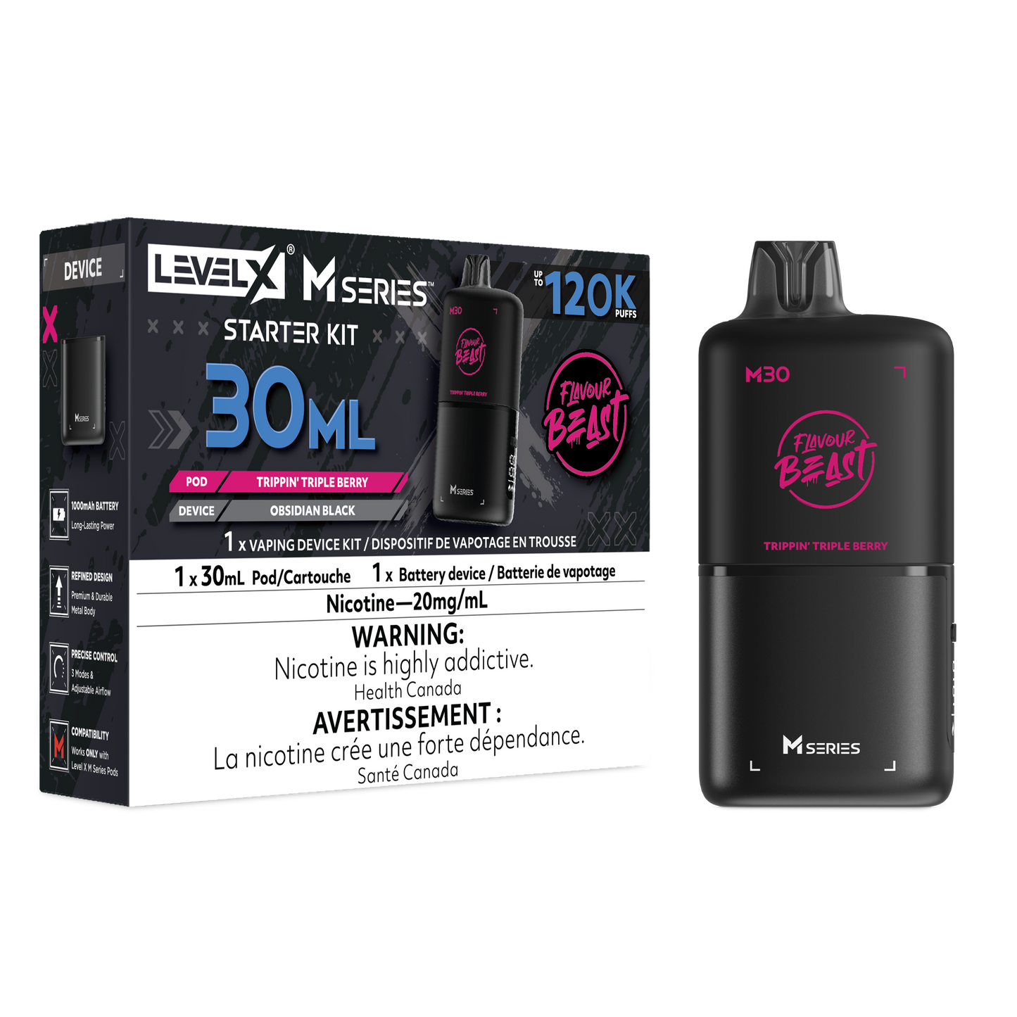Flavour Beast Level X M Series Starter Kit 30mL