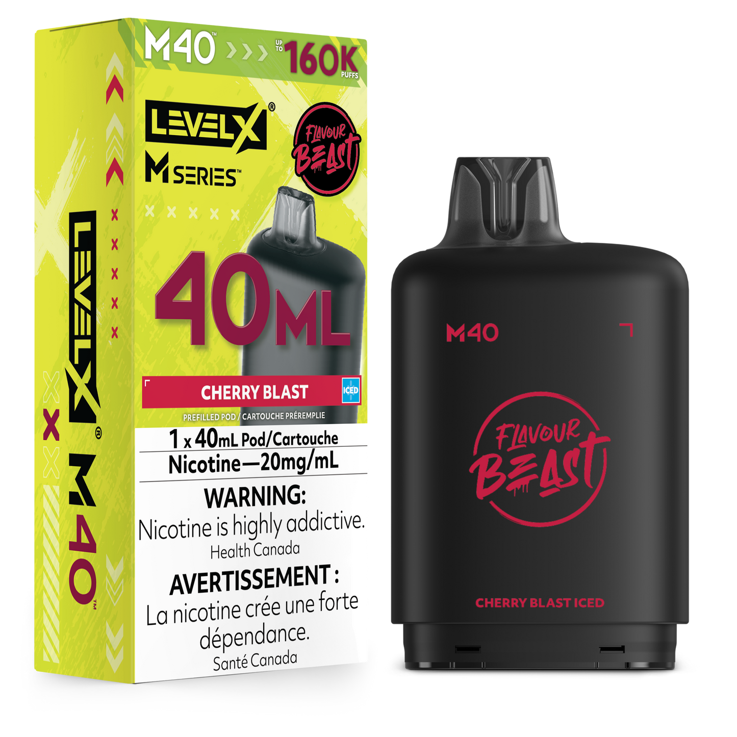 Flavour Beast Level X M Series Replacement Pod 40mL