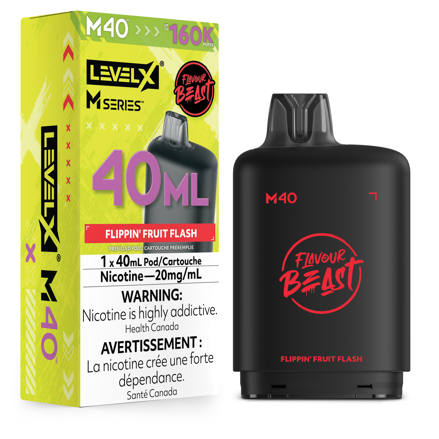 Flavour Beast Level X M Series Replacement Pod 40mL