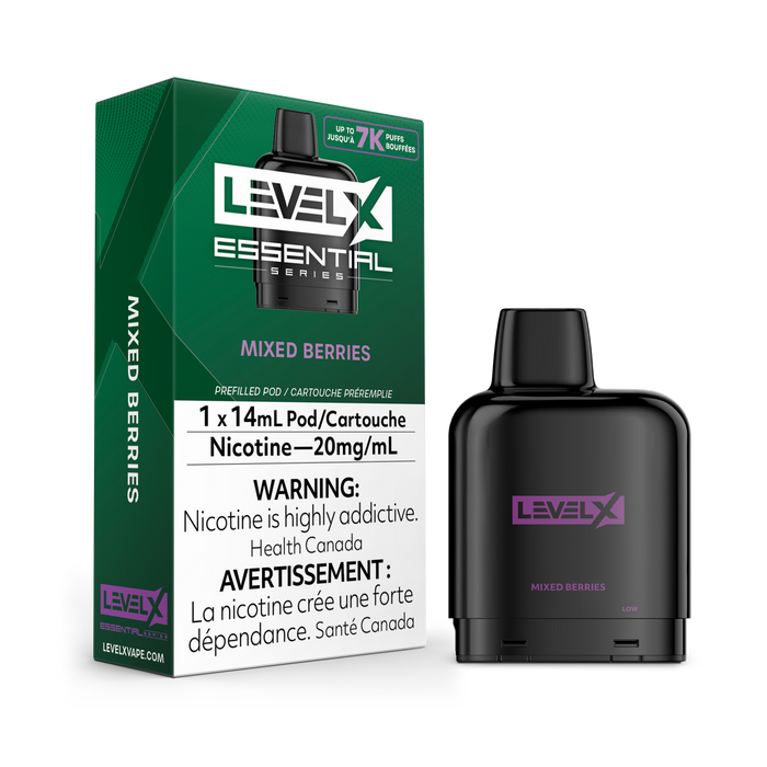 [DÉGAGEMENT] Pod de remplacement Level X Essential Series 14 ml 7000 bouffées