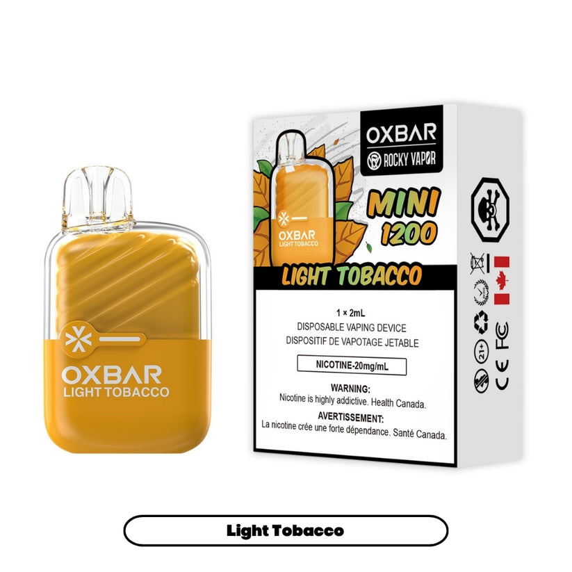 OXBAR X Rocky Vapor Mini 1200 Puff Disposable Vape