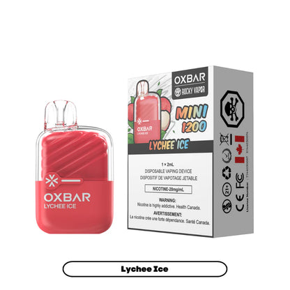 [CLEARANCE] OXBAR X Rocky Vapor Mini 1200 Puff Disposable Vape
