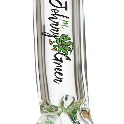Johnny Green - 10″ 9mm Beaker Bent Neck w/ Grid Percolator Slide