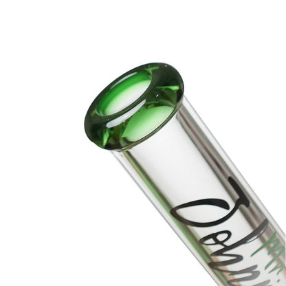 Johnny Green - 20″ 9mm Beaker Bent Neck w/ Grid Percolator Slide