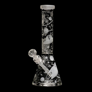 Milkyway Glass 14" Space Odyssey Beaker Bong