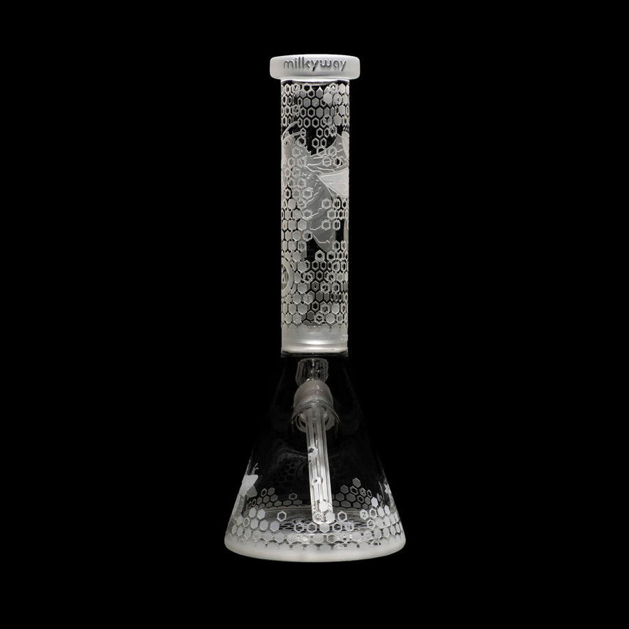 Milkyway Glass 14" Bee Hive Beaker Bong