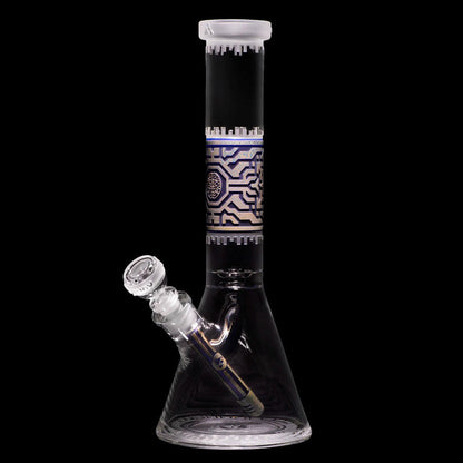 Bong télépathique en verre Milkyway de 15 pouces