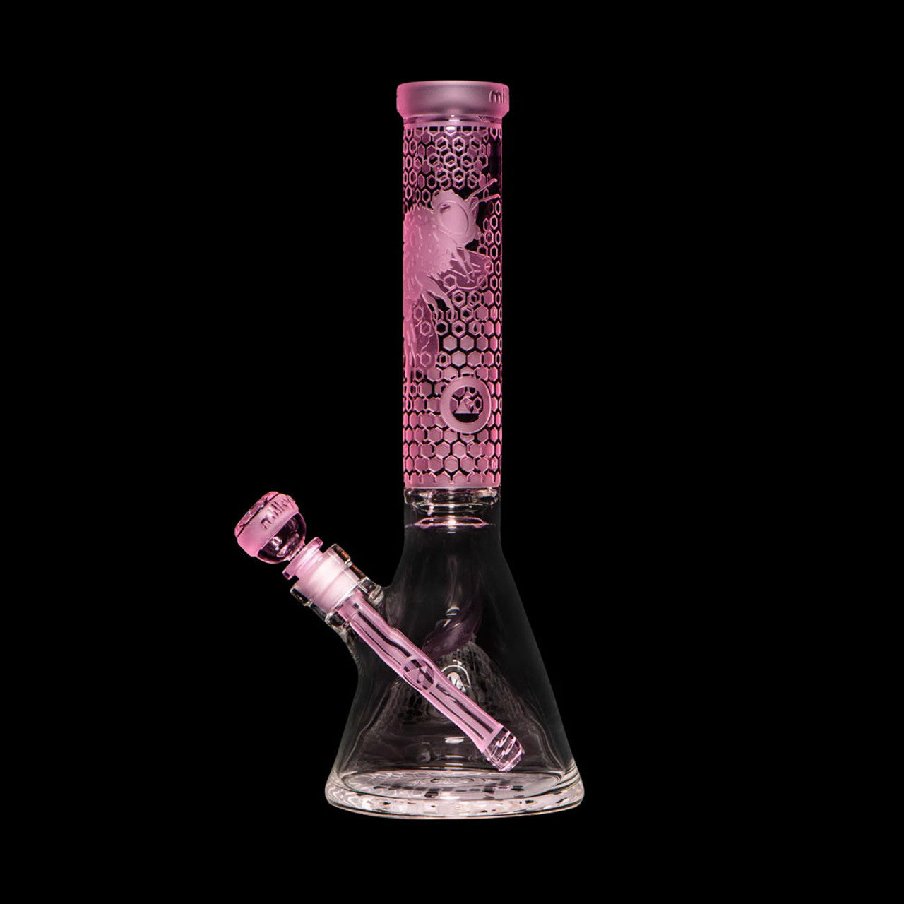 Bong en verre Milkyway 15" Bee Hive Beaker (édition limitée)