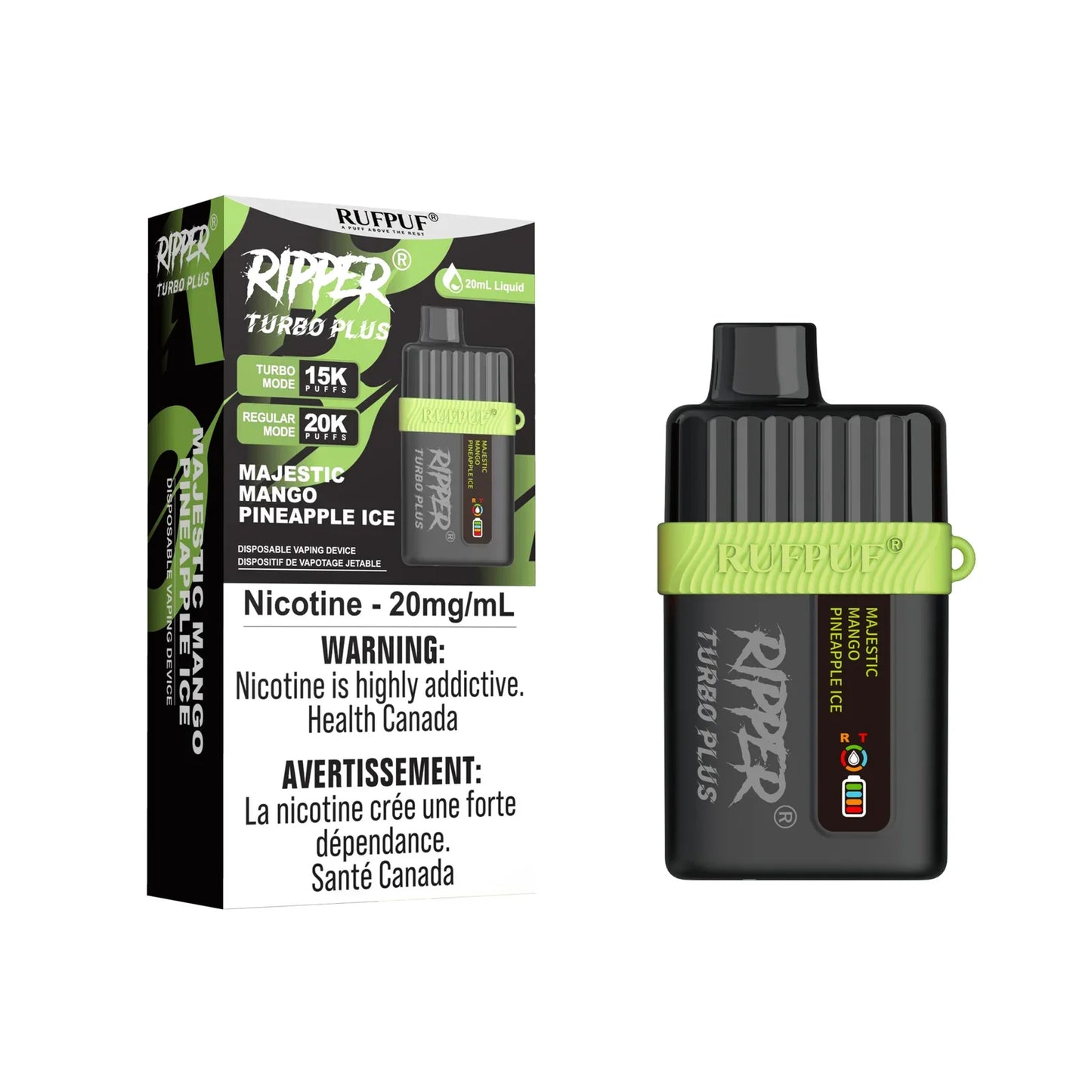 GCore Ripper Turbo PLUS 20k Puff Disposable Vape 20ml