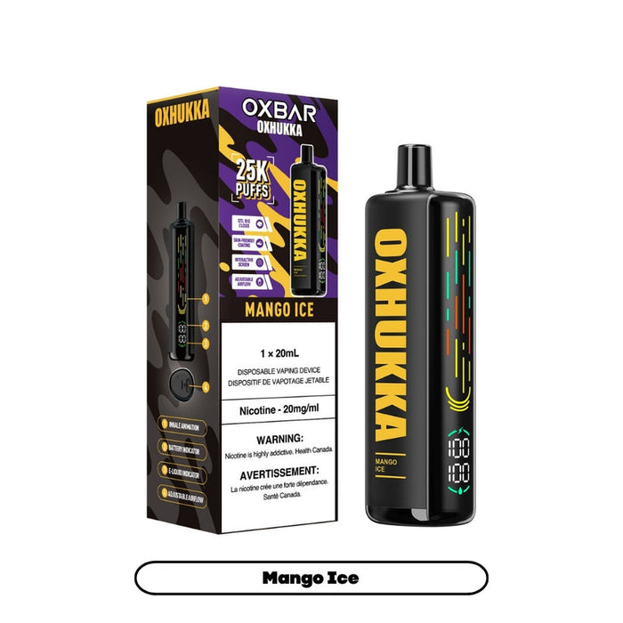 OXBAR OXHUKKA 20mL 25k Puff Disposable Vape