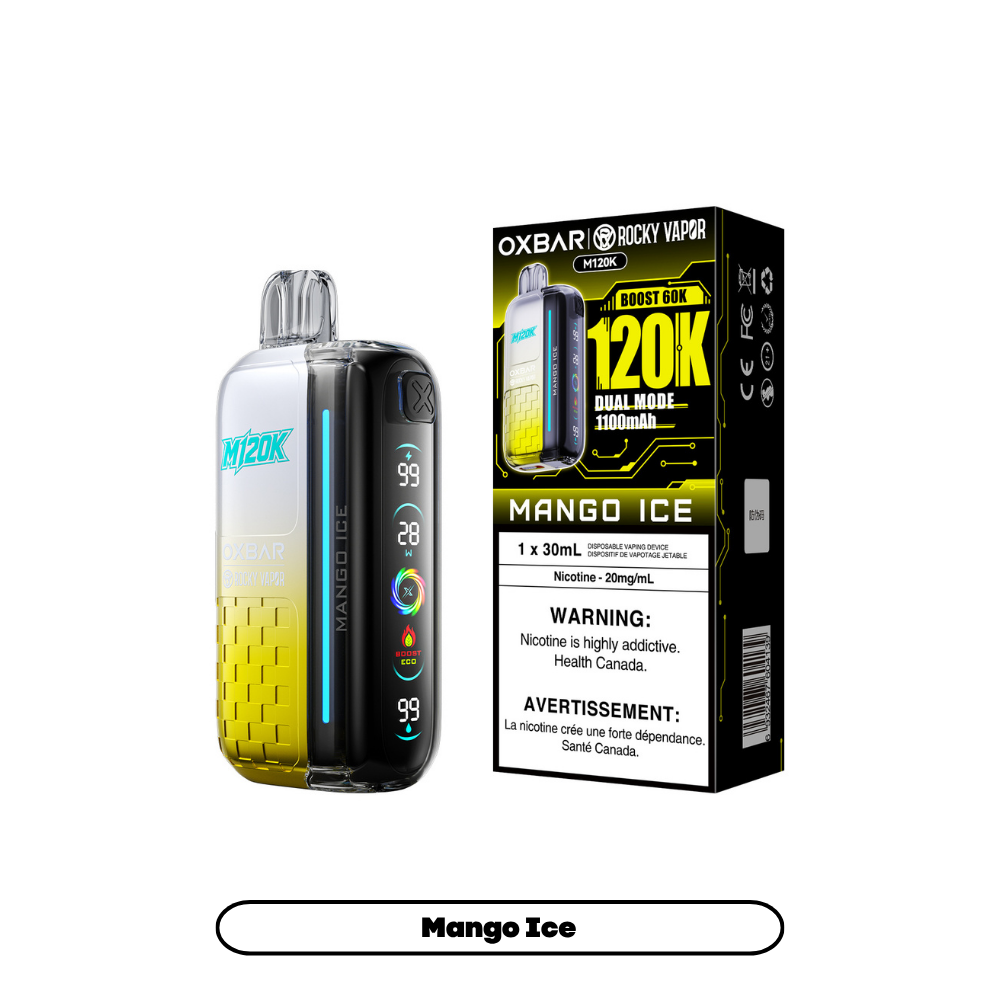 OXBAR M120K Rechargeable Disposable Vape 30mL