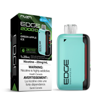 NVZN Edge 20000 Puff 20mL Rechargeable Disposable Vape Green Apple Ice