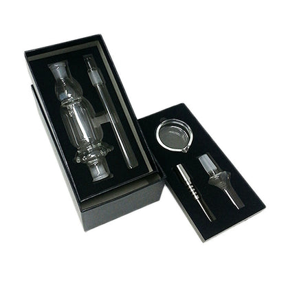 Collecteur de nectar en verre et acier inoxydable - 14 mm et 19 mm