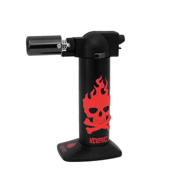 Briquet torche Newport 6" en forme de tête de mort