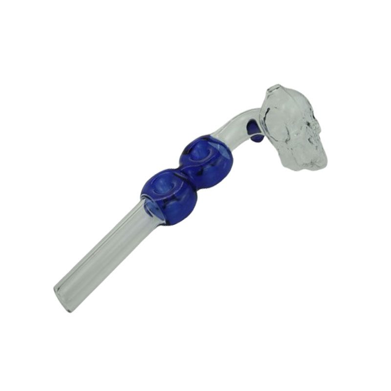 6″ Skull Glass Bubble Pipe
