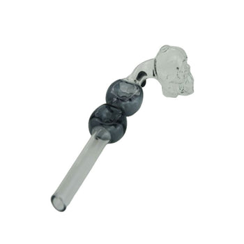 6″ Skull Glass Bubble Pipe
