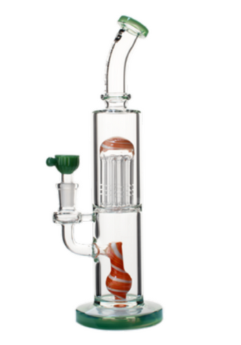 OG Original 13" Tree Perc avec tube Wig Wag Bong/Rig