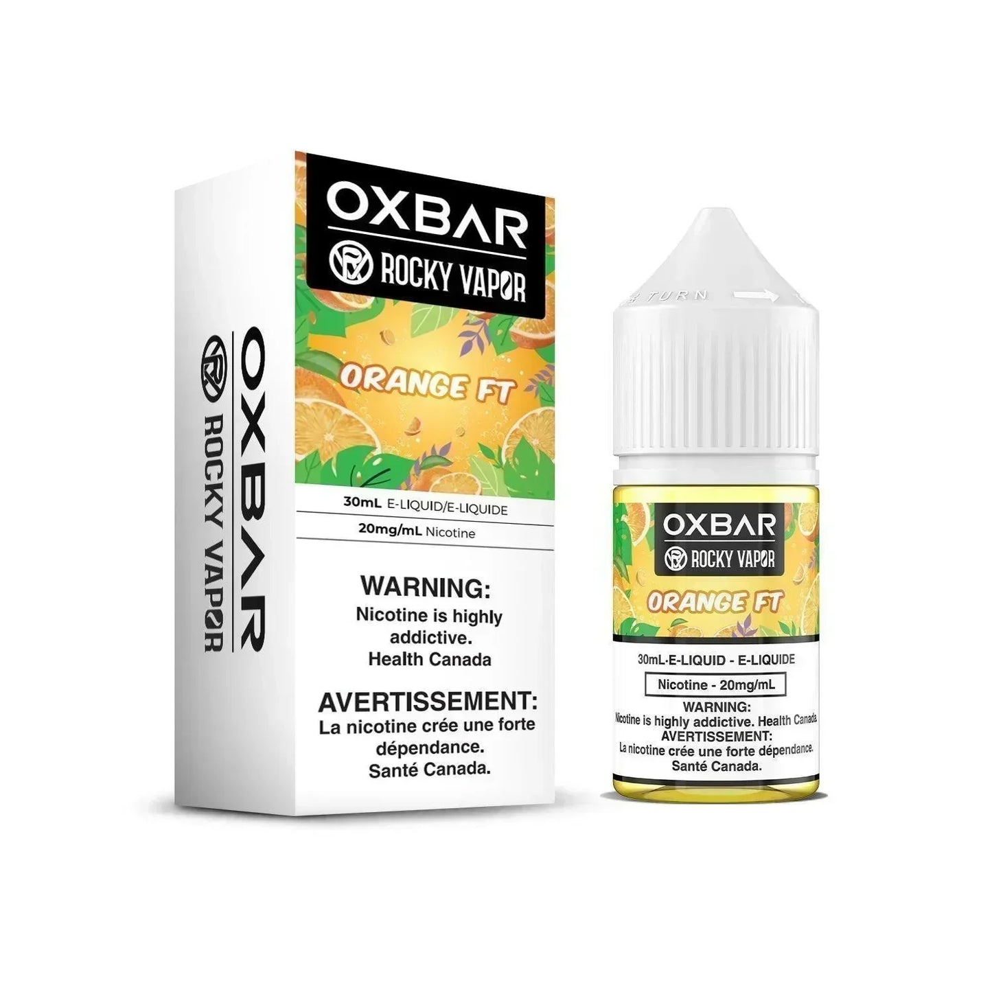 [CLEARANCE] Rocky Vapor x Oxbar E-Liquids - Orange FT