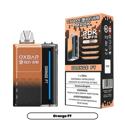 [CLEARANCE] OXBAR X Rocky Vapor M20K Puff Rechargeable Disposable Vape 20ml