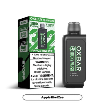 Pods OXBAR x Rocky Vapor SVOPP 16000 Puff *Batterie sans charge incluse Extended