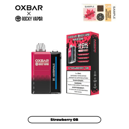 [CLEARANCE] OXBAR X Rocky Vapor M20K Puff Rechargeable Disposable Vape 20ml