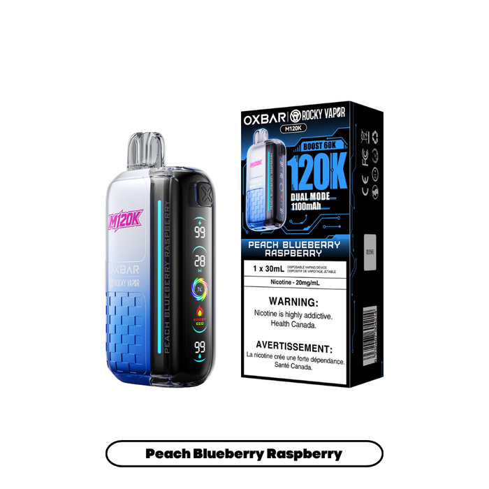 OXBAR M120K Rechargeable Disposable Vape 30mL