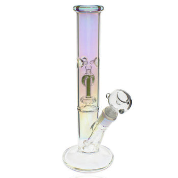 Plain Jane Glass - 12" Holographic Anchor Perc Straight Bong