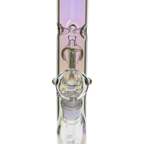 Plain Jane Glass - 12" Holographic Anchor Perc Straight Bong