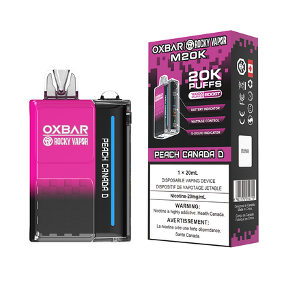 [CLEARANCE] OXBAR X Rocky Vapor M20K Puff Rechargeable Disposable Vape 20ml