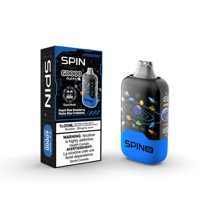 [CLEARANCE] SPIN 60K Rechargeable Disposable Vape 20mL