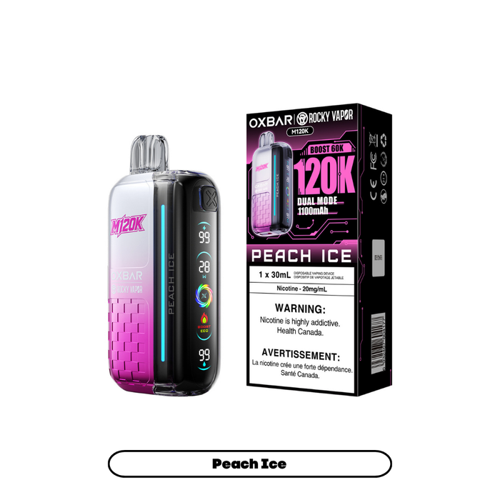 OXBAR M120K Rechargeable Disposable Vape 30mL
