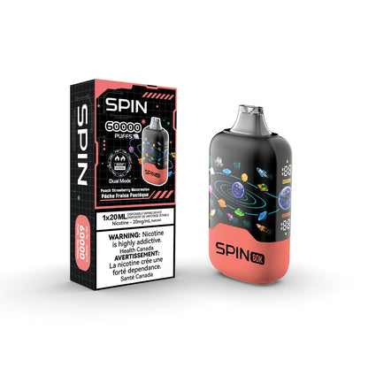 [CLEARANCE] SPIN 60K Rechargeable Disposable Vape 20mL