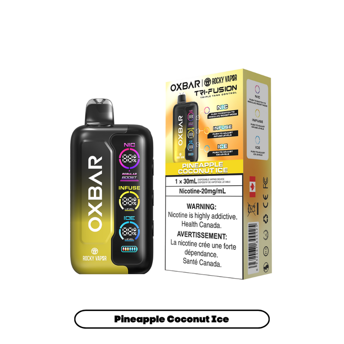 OXBAR X Rocky Vapor Tri Fusion Disposable Vape 30mL